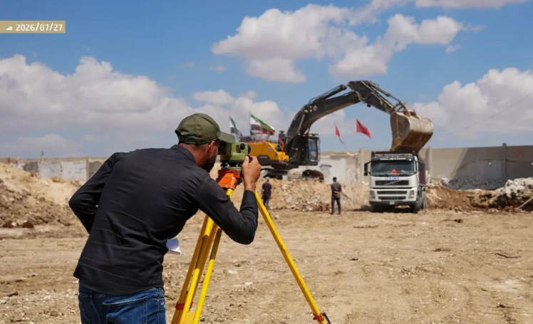 بدء أعمال تأهيل وتطوير البنية التحتية في منفذ السلامة الحدودي شمال سوريا